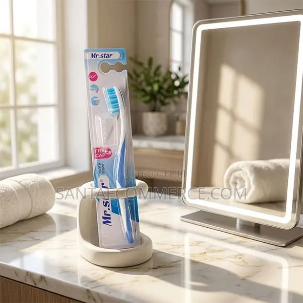 MR.STAR Travel Toothbrush with Protective Cover - 1