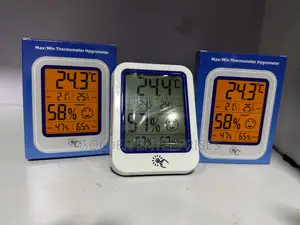 LCD Room Temperature & Humidity Meter with Max/Min Memory