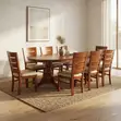 RoyalCraft Solid Mahogany 8-Chair Dining Set - 2