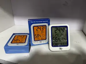 High-Precision Indoor Thermometer Hygrometer with Large LCD