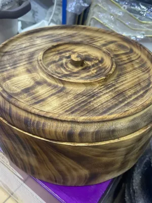 Bamboo Chapati Dish with Lid (12x8 Inch)