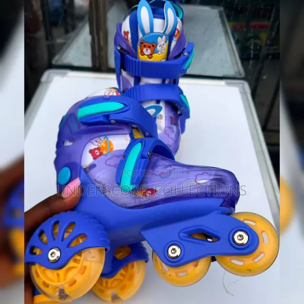 Cartoon Themed Adjustable Roller Skate Shoes - 1