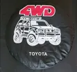 Toyota Land Cruiser Spare Tyre Wheel Cover - 2