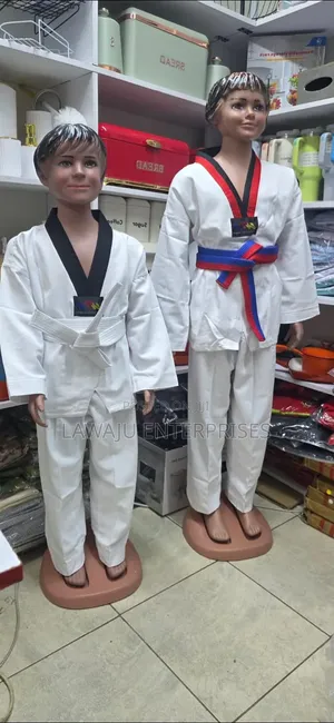 Kids Taekwondo Suit (Red Stripe)