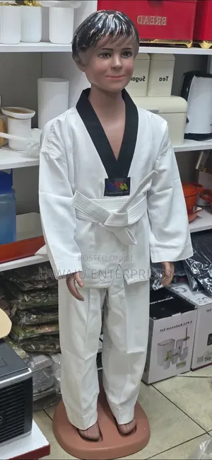 Kids Taekwondo Costume (Red Stripe)