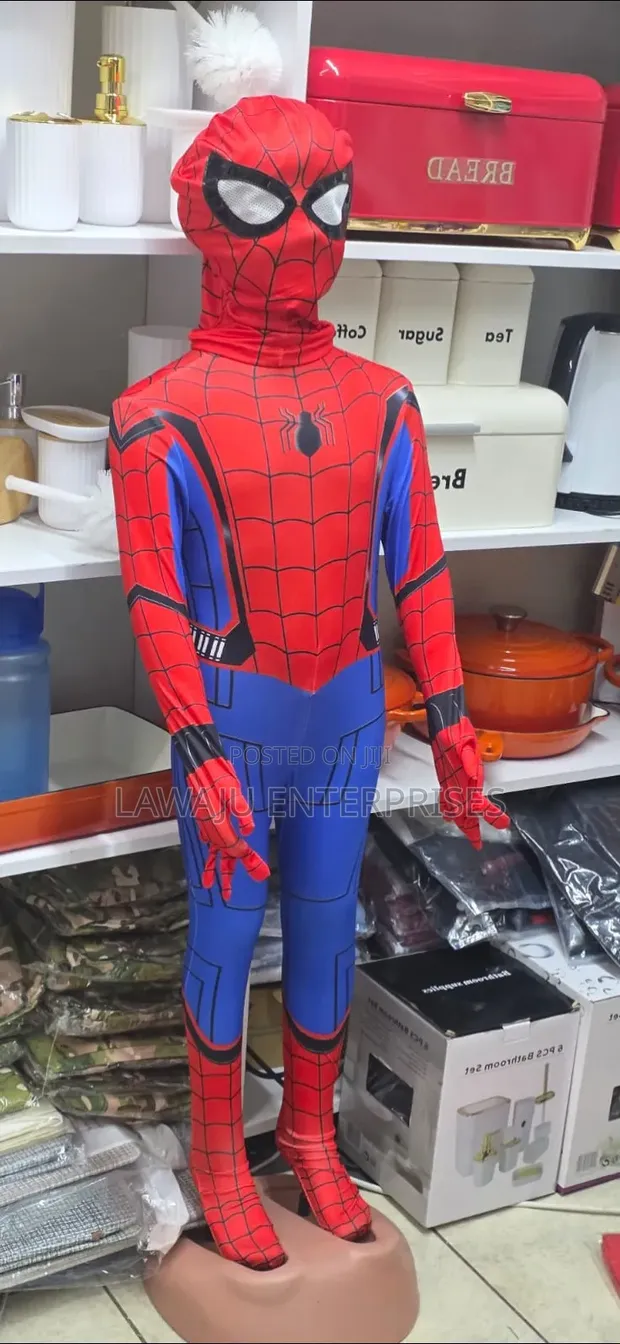 Kids Spider-Man Costume with Mask - 1