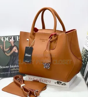 Dior 2-in-1 Handbag - Brown Leather
