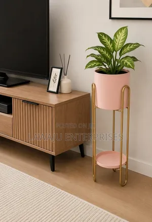 Cylindrical Planter - Black