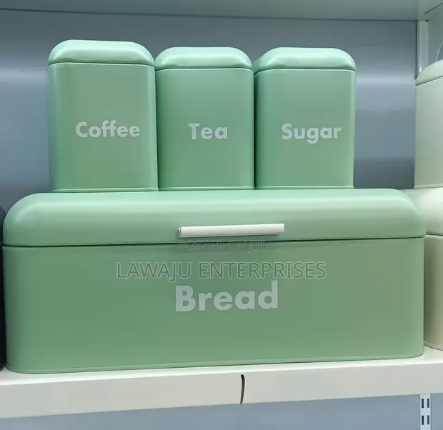 Nordic Style Multi-Purpose Bread Bin & Canister Set - 1