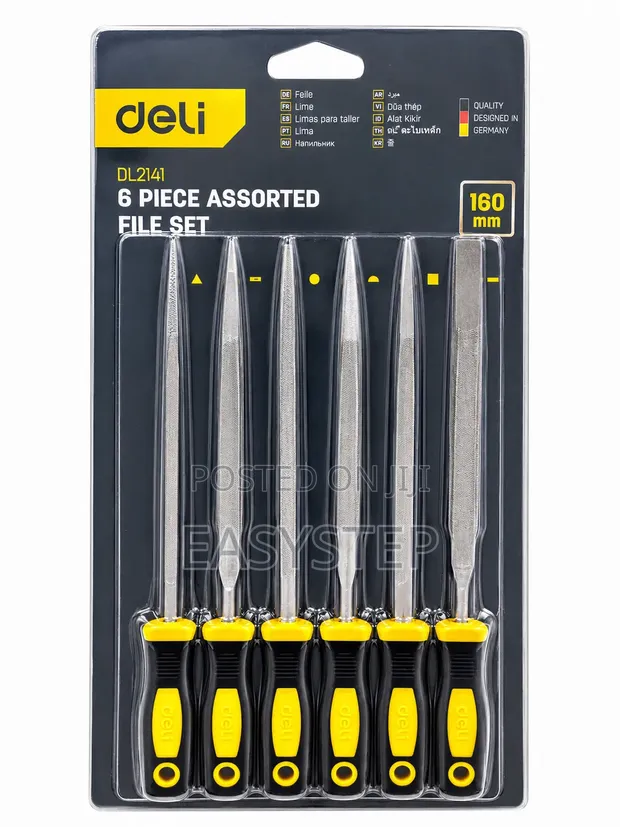 Deli 6pc Needle File Set - 1