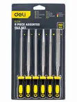 Deli 6pc Needle File Set - 1