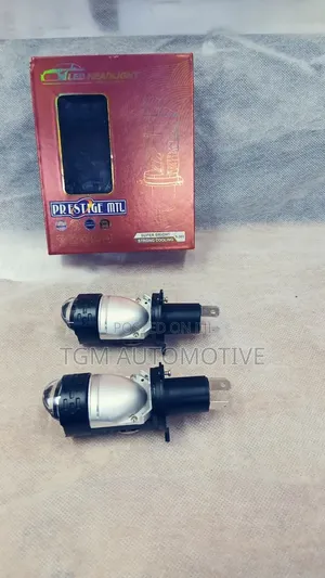 Bright P9 H4 LED Projector Bulbs for Night Driving