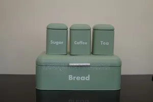 Bread Box and Canister Set - Nordic Style