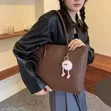 Fancy Spacious Handbag - Fits Laptop - 3