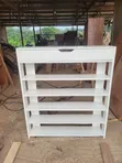 4x6 Open Closet with Hanger Rod and 3 Drawers - 5