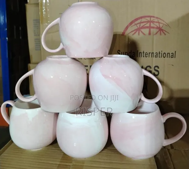 Ceramic Mugs Set (6 Cups) - 1