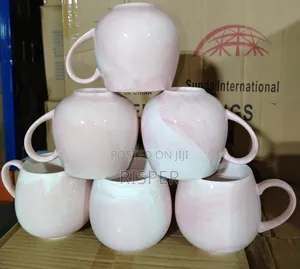 Ceramic Mugs Set (6 Cups)
