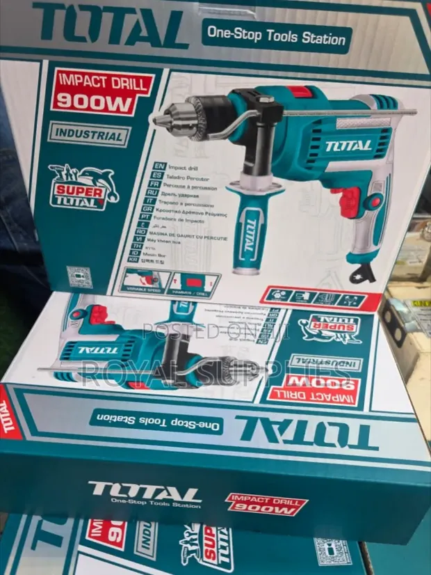 Total 900W Impact Drill with Hammer Function - 1