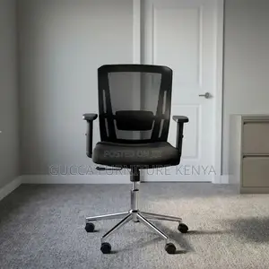 Mid-Back Ergonomic Swivel Secretary Chair - Brand New
