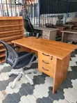 Cherry Desk Modern Desk and Chair - 1