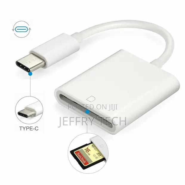 USB-C SD Card Reader for Android - 1