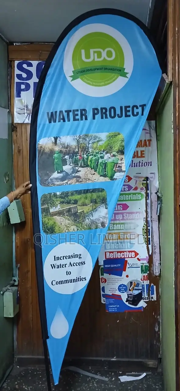 Tear Drop Banner Printing - 1