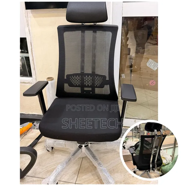 Managerial High-Back Mesh Office Chair - 1