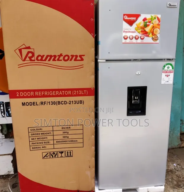 Ramtons RF/130 2 Door Direct Cool Fridge with Water Dispenser - 1