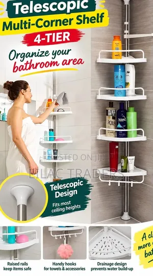 Telescopic Multi-Corner Shelf