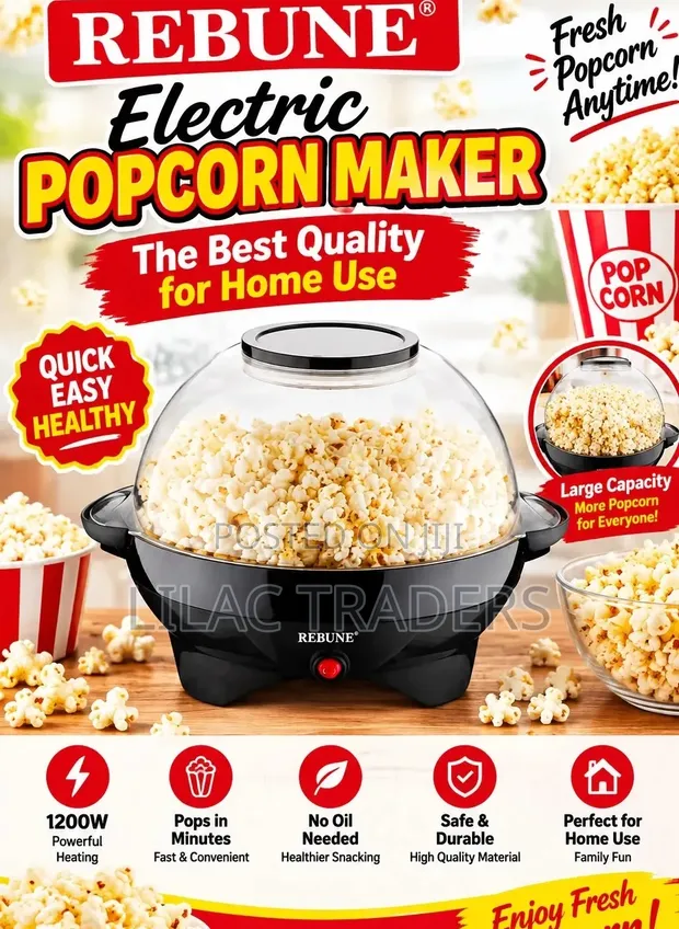 Brand New Rebune Popcorn Maker - 1