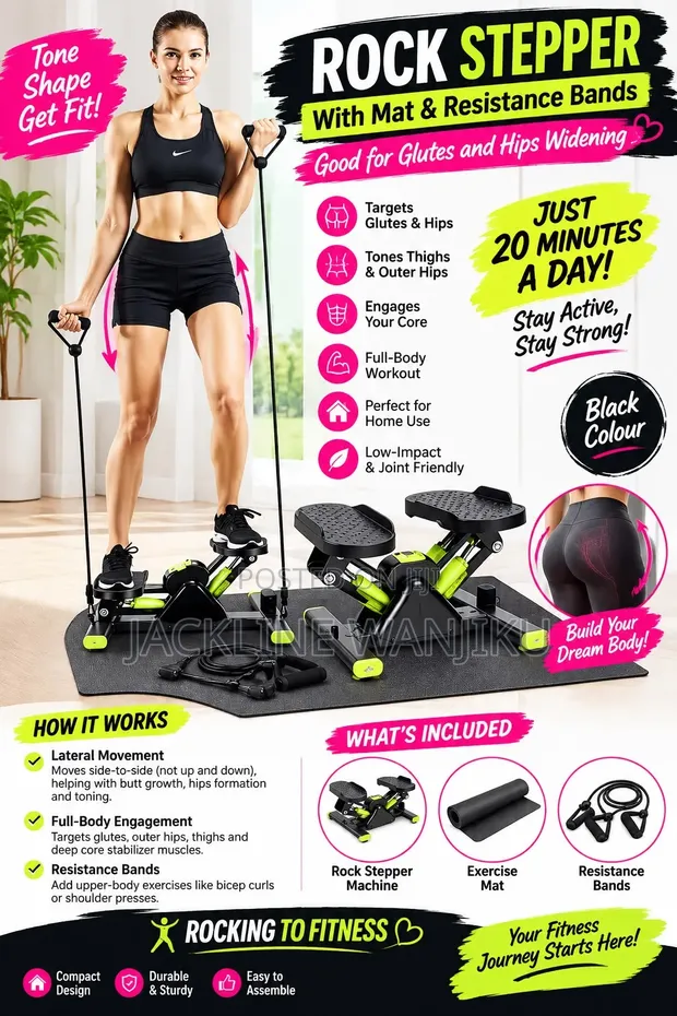 Rock Stepper Home Exercise Machine - 1