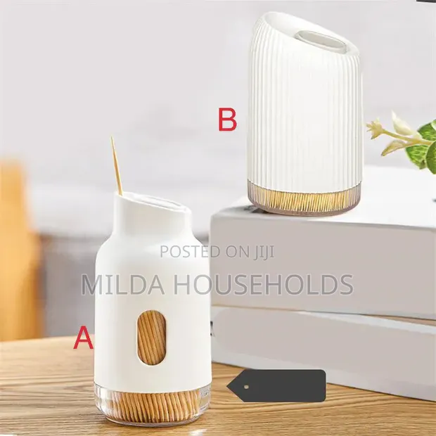 Elegant Toothpick Holder - White - 1