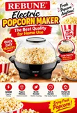 Rebune Electric Hot-Air Popcorn Maker - 2