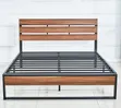 Industrial Metal Bed Frame - Brand New - 2