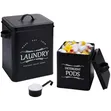 3-Piece Laundry Detergent Storage Canister Set - 3