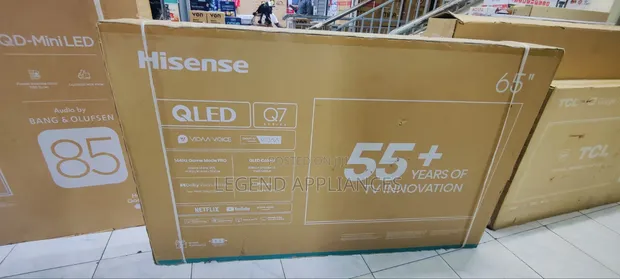 Hisense 65-Inch QLED Pro UHD 144Hz Smart TV (65Q7QKEN) - 1