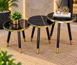 Modern 3-in-1 Executive Marble Table - 2