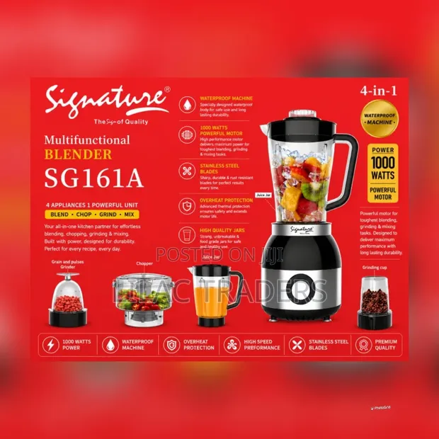 Signature 4-in-1 Electric Blender - 1