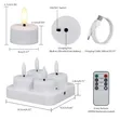 Bullet Tip LED Mishumaa Inayowaka (6pcs) na Remote - 3