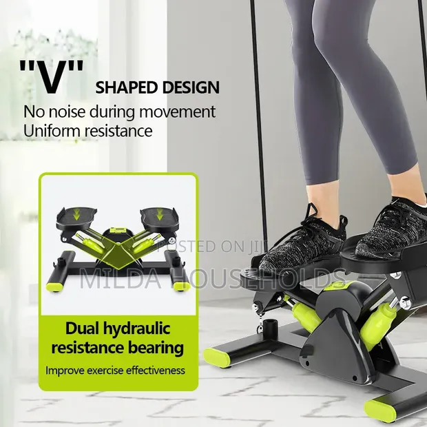 Rock Stepper with Mat and Resistance Band - 1