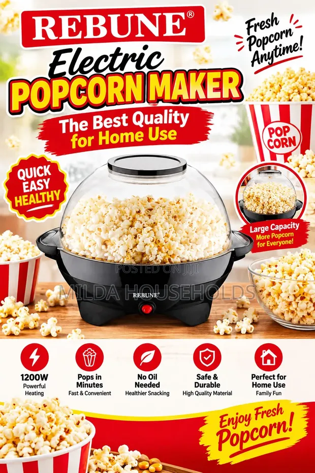 Brand New Rebune Popcorn Maker - 1