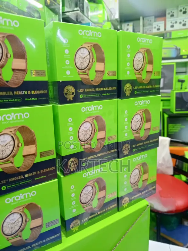 Oraimo Watch Muse 1.32" AMOLED Smartwatch - 1