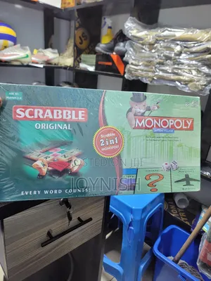 2 in 1 Monopoly and Scrabble Board Game