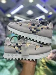 Louis Vuitton "Beige" Leather Sneakers - 2