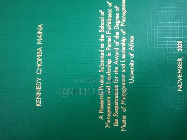 Thesis Binding and Embossing Services - 1