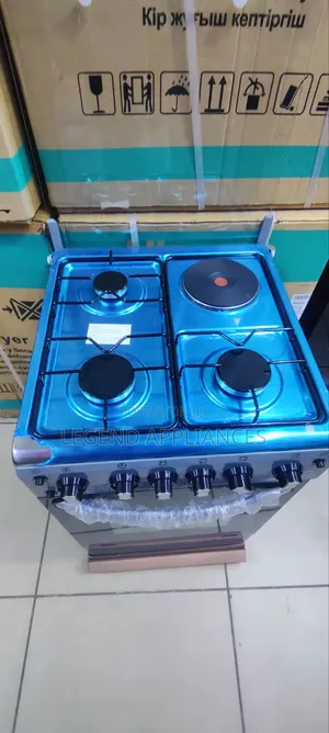 Eurochef Standing Cooker 3 Gas + 1 Electric Plate 50x55