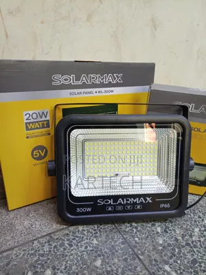 Solarmax 300W Outdoor Solar Flood Lamp with Panel