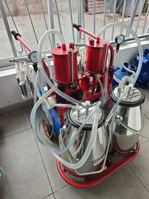 Milking Machine - Double Bucket Stainless Steel