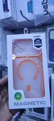 Magnetic MagSafe Clear Case for iPhone 17 Pro Max - Orange - 2