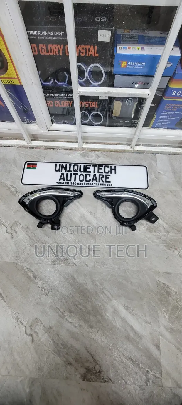 Mazda Demio 2014-2018 Front Fog Lamp Covers - 1